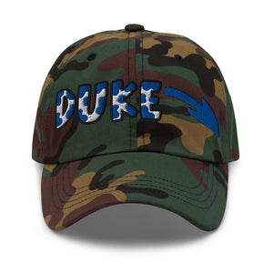 The City Collection Duke Blue Devil Camo Patched Hat - Rebel P Customs