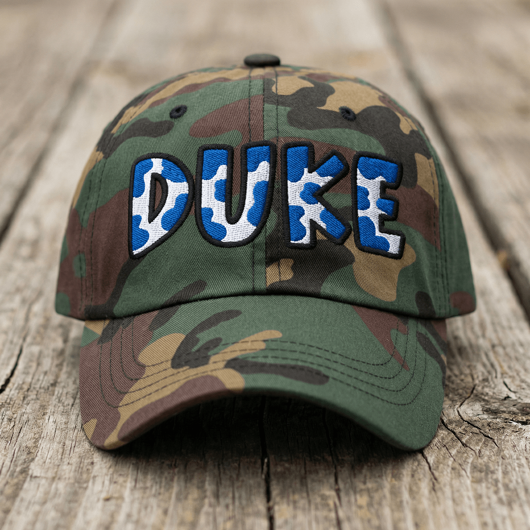 The City Collection Duke Camo Patched Hat - Rebel P Customs