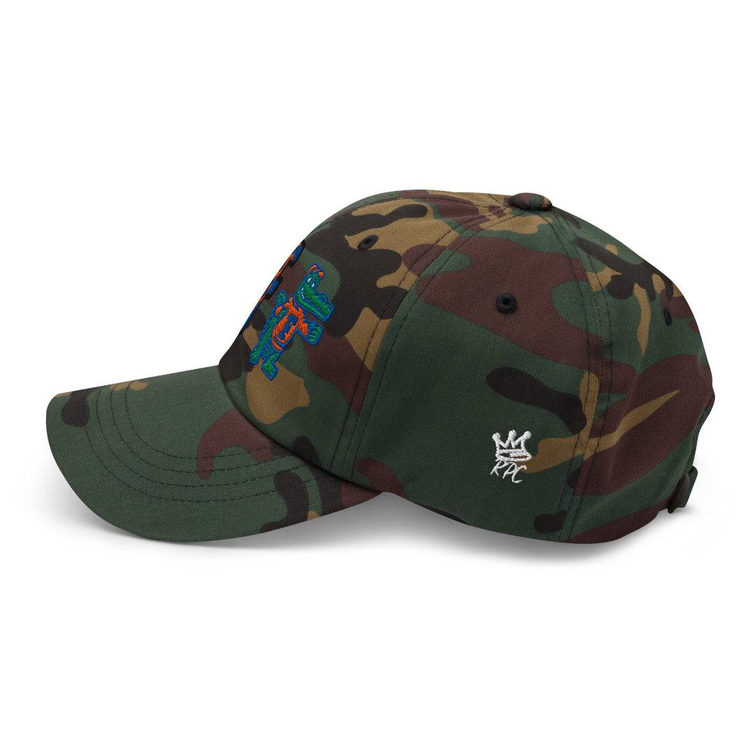 The City Collection Florida Gator Camo Patched Hat - Rebel P Customs