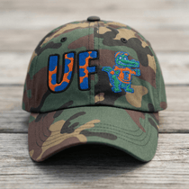 The City Collection Florida Gator Camo Patched Hat - Rebel P Customs