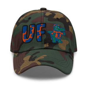 The City Collection Florida Gator Camo Patched Hat - Rebel P Customs