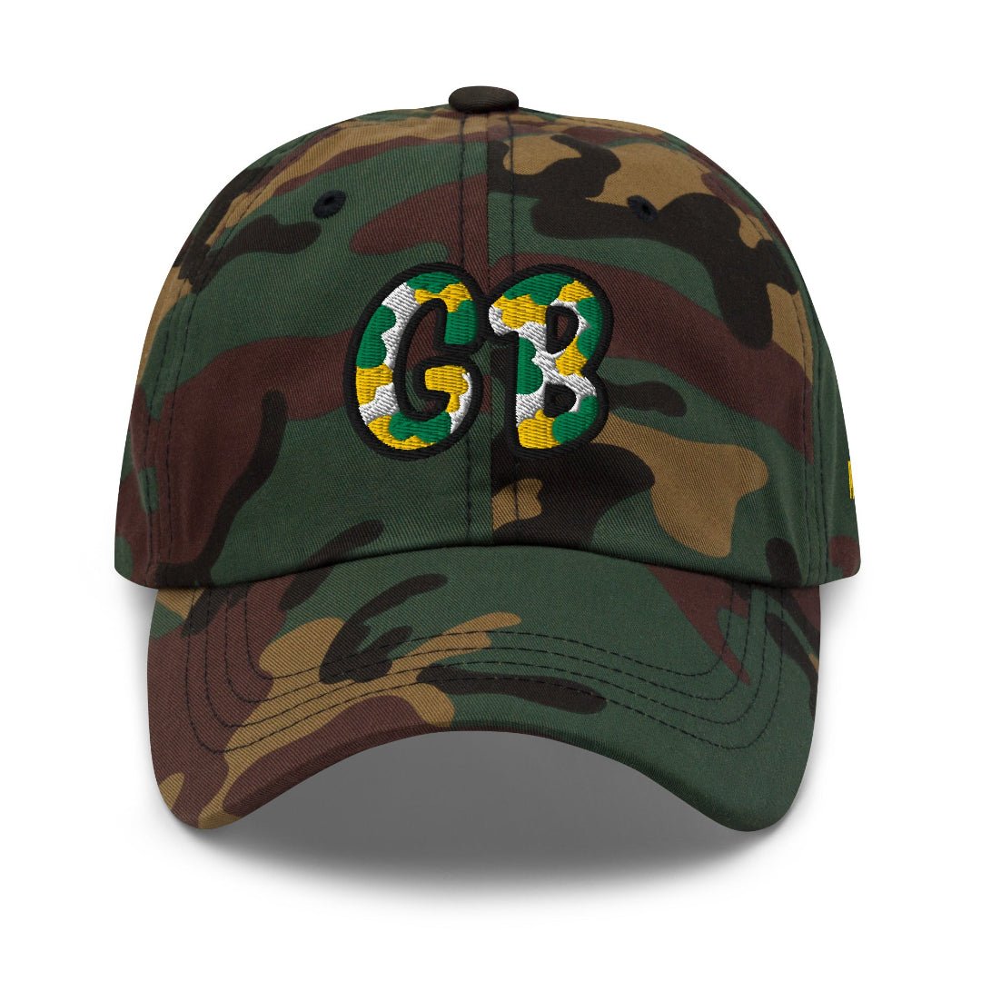 The City Collection GB Football Camo Patched Hat - Rebel P Customs