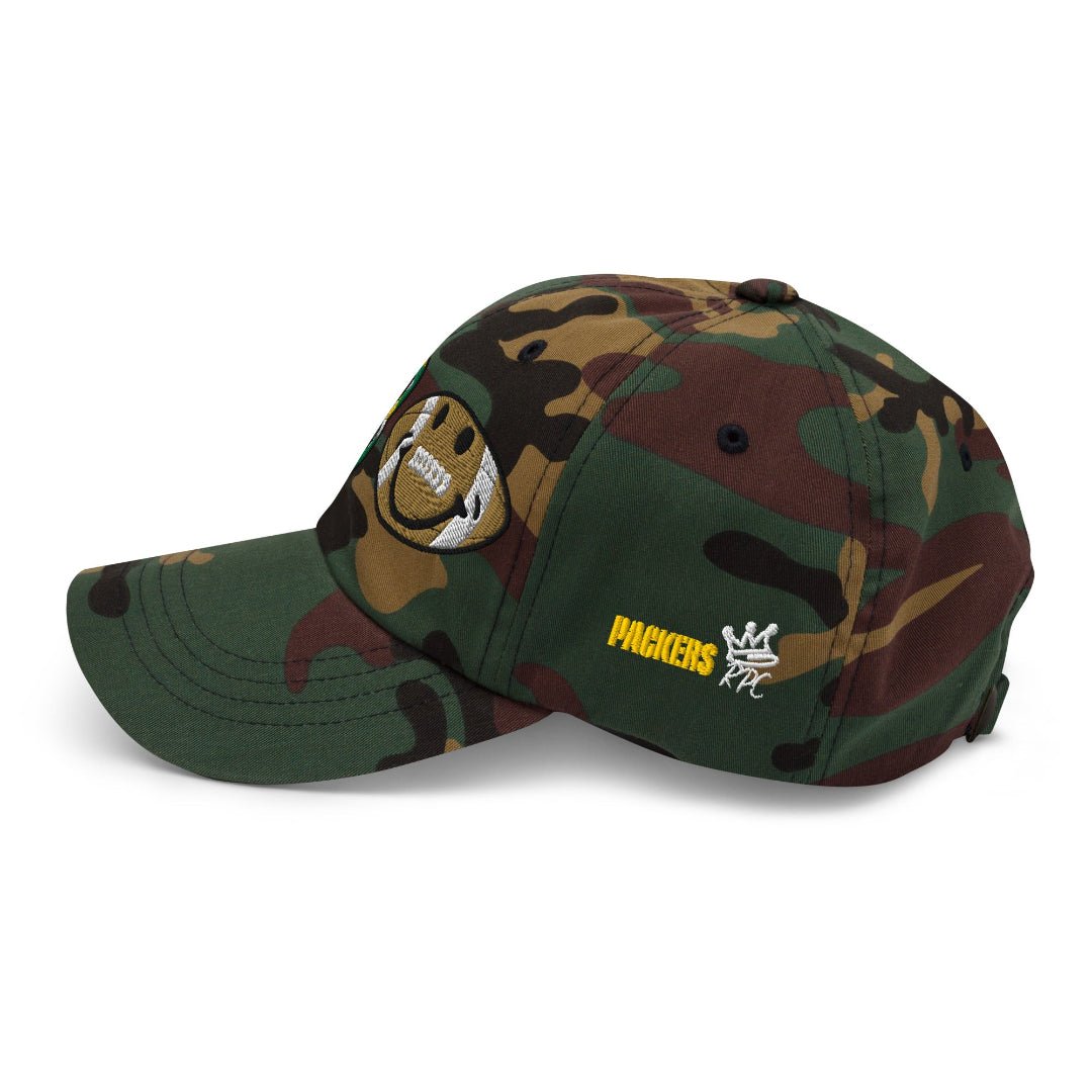 The City Collection Green Bay Football Camo Patched Hat - Rebel P Customs