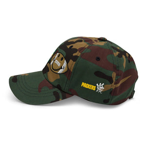 The City Collection Green Bay Football Camo Patched Hat - Rebel P Customs