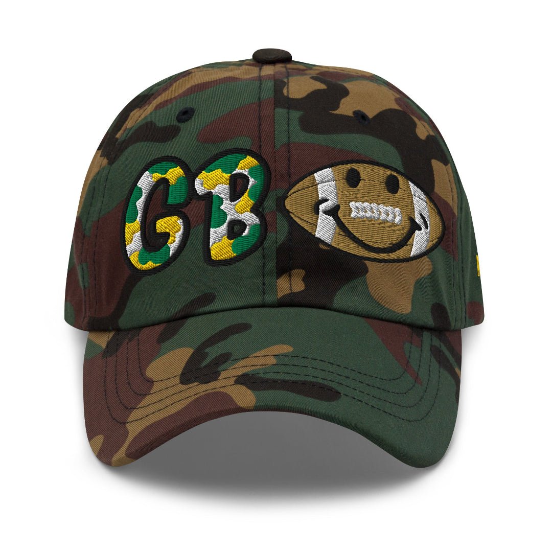 The City Collection Green Bay Football Camo Patched Hat - Rebel P Customs