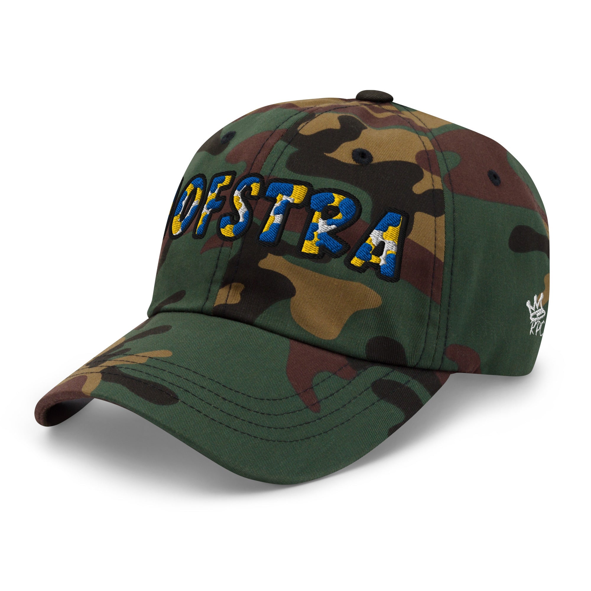 The City Collection Hofstra Camo Patched Hat - Rebel P Customs
