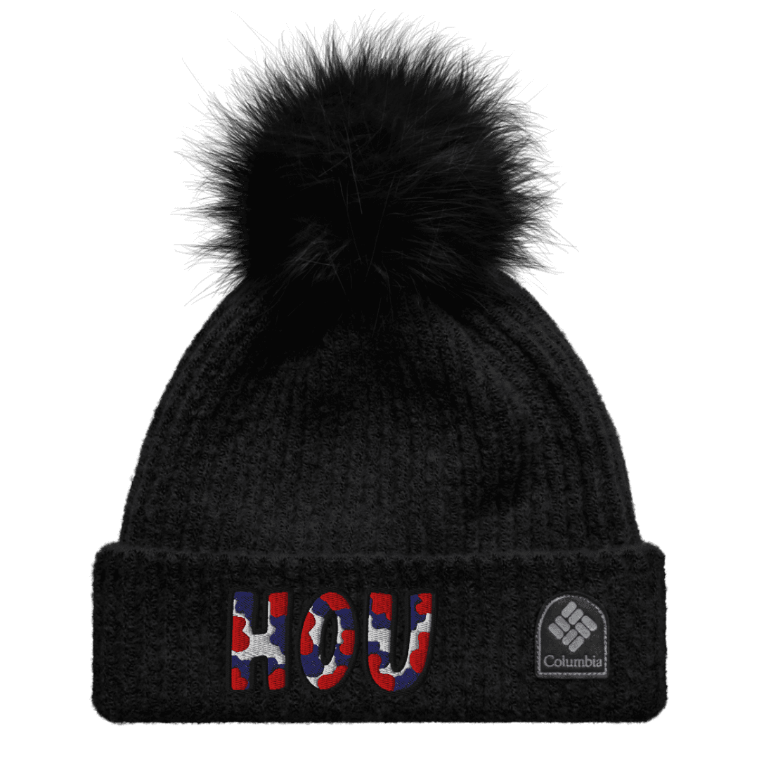 The City Collection HOU Football Patched Beanie - Rebel P Customs