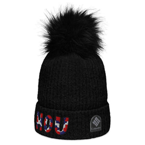 The City Collection HOU Football Patched Beanie - Rebel P Customs