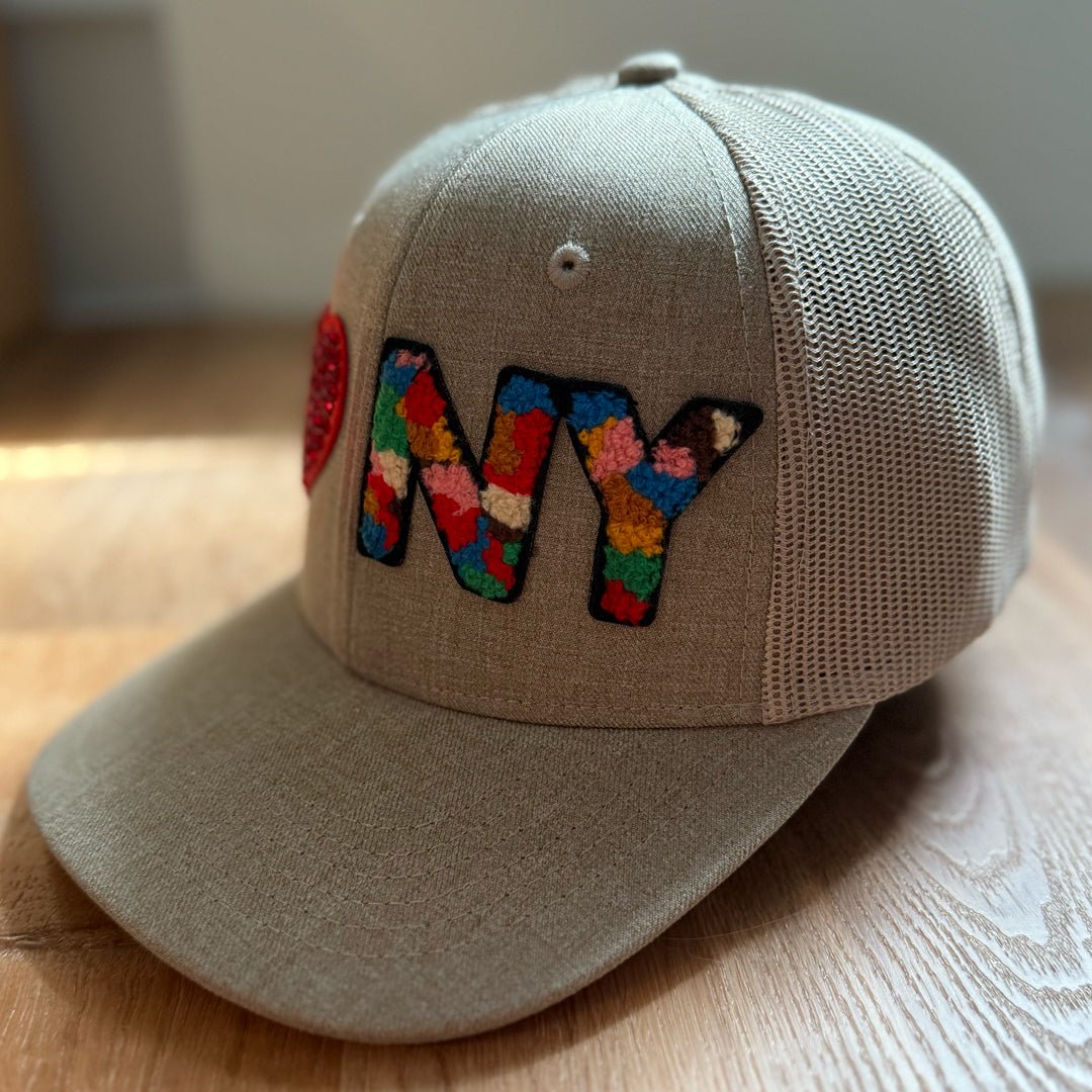 The City Collection I Love NY Chenille Patched Hat - Rebel P Customs