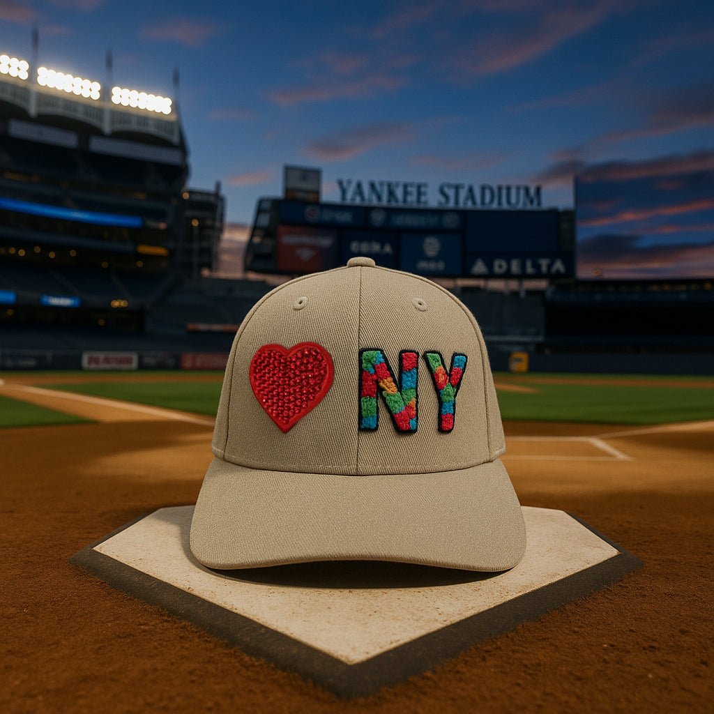 The City Collection I Love NY Chenille Patched Hat - Rebel P Customs
