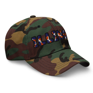 The City Collection Illinois Camo Patched Hat - Rebel P Customs