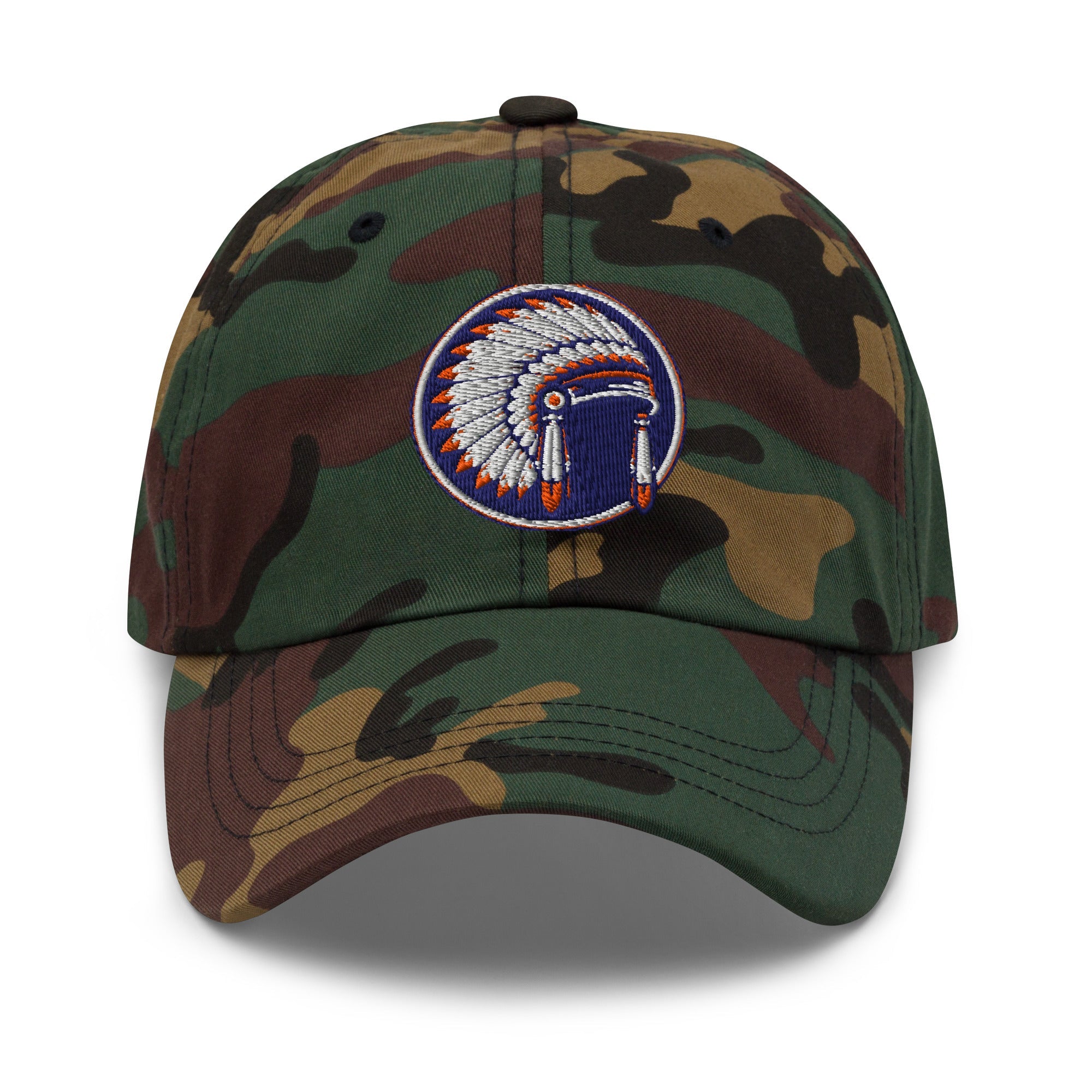 The City Collection Illinois Logo Camo Patched Hat - Rebel P Customs