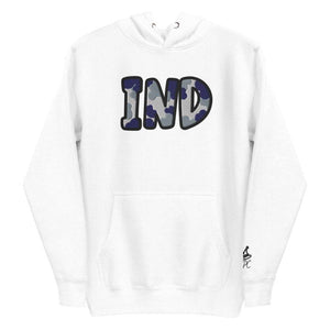 The City Collection IND Football Patched Unisex Hoodie - Rebel P Customs