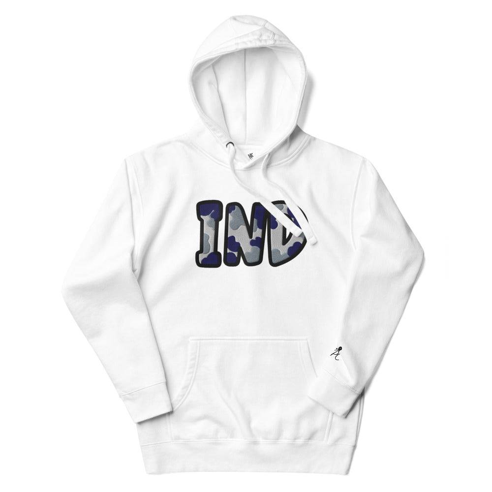 The City Collection IND Football Patched Unisex Hoodie - Rebel P Customs