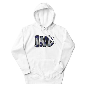 The City Collection IND Football Patched Unisex Hoodie - Rebel P Customs