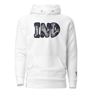 The City Collection IND Football Patched Unisex Hoodie - Rebel P Customs