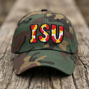 The City Collection ISU Camo Patched Hat - Rebel P Customs