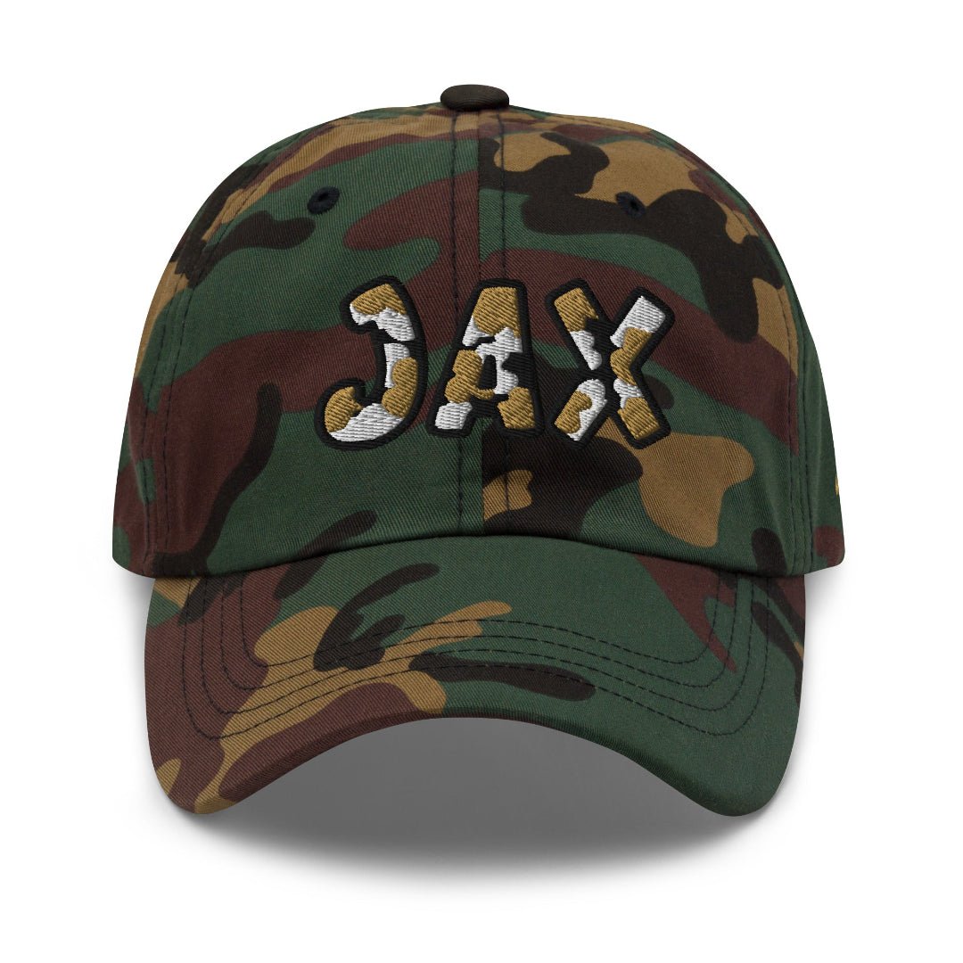 The City Collection JAX Football Camo Patched Hat - Rebel P Customs