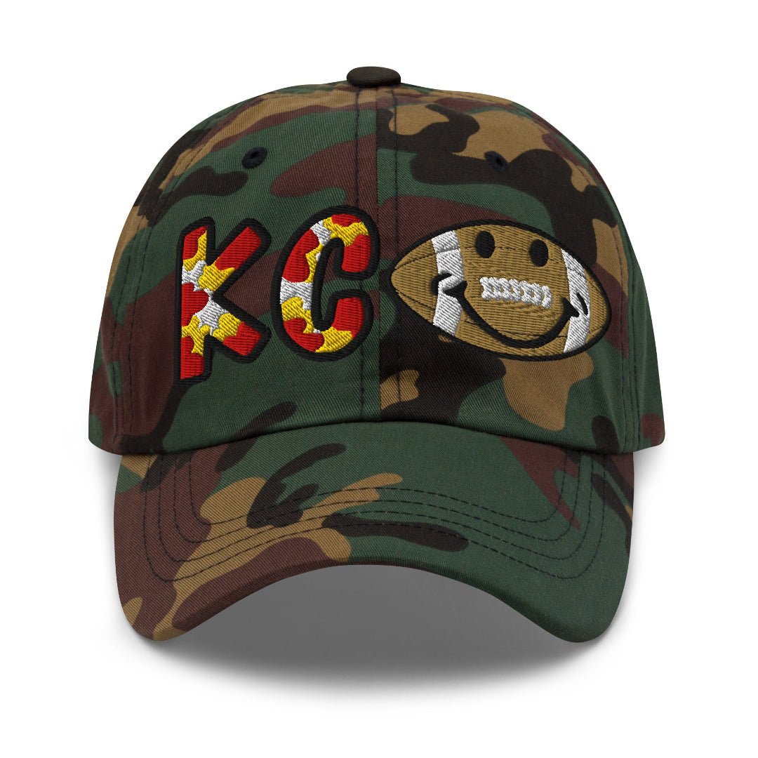 The City Collection KC Football Patched Hat - Rebel P Customs