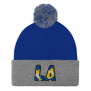 The City Collection LA Football Patched Beanie - Rebel P Customs