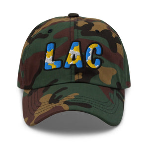 The City Collection LAC Football Camo Patched Hat - Rebel P Customs