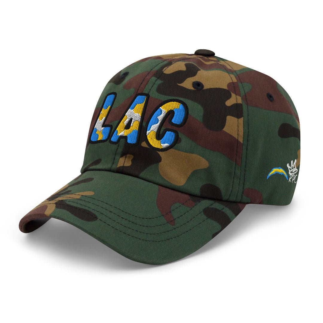 The City Collection LAC Football Camo Patched Hat - Rebel P Customs