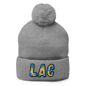 The City Collection LAC Football Patched Beanie - Rebel P Customs