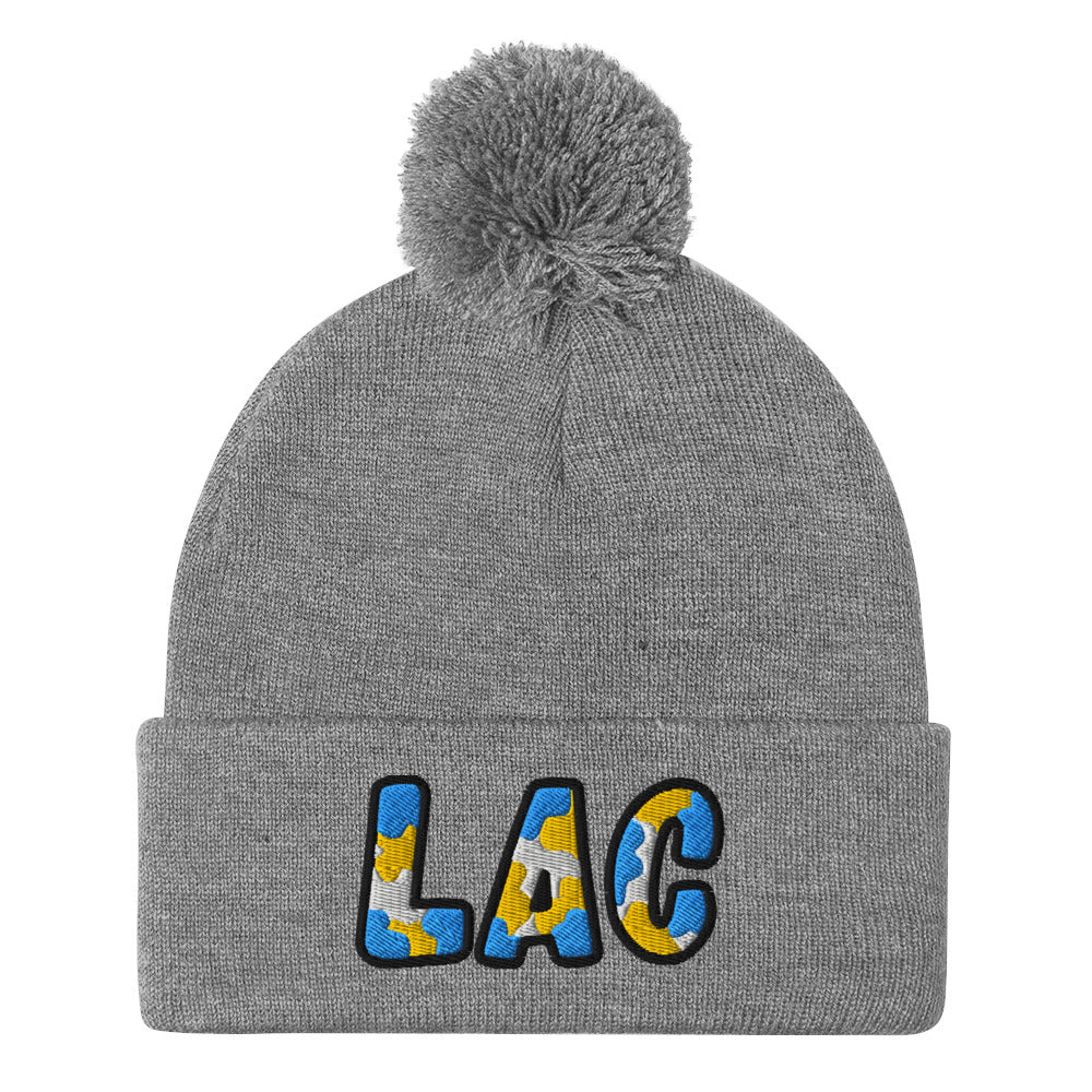 The City Collection LAC Football Patched Beanie - Rebel P Customs
