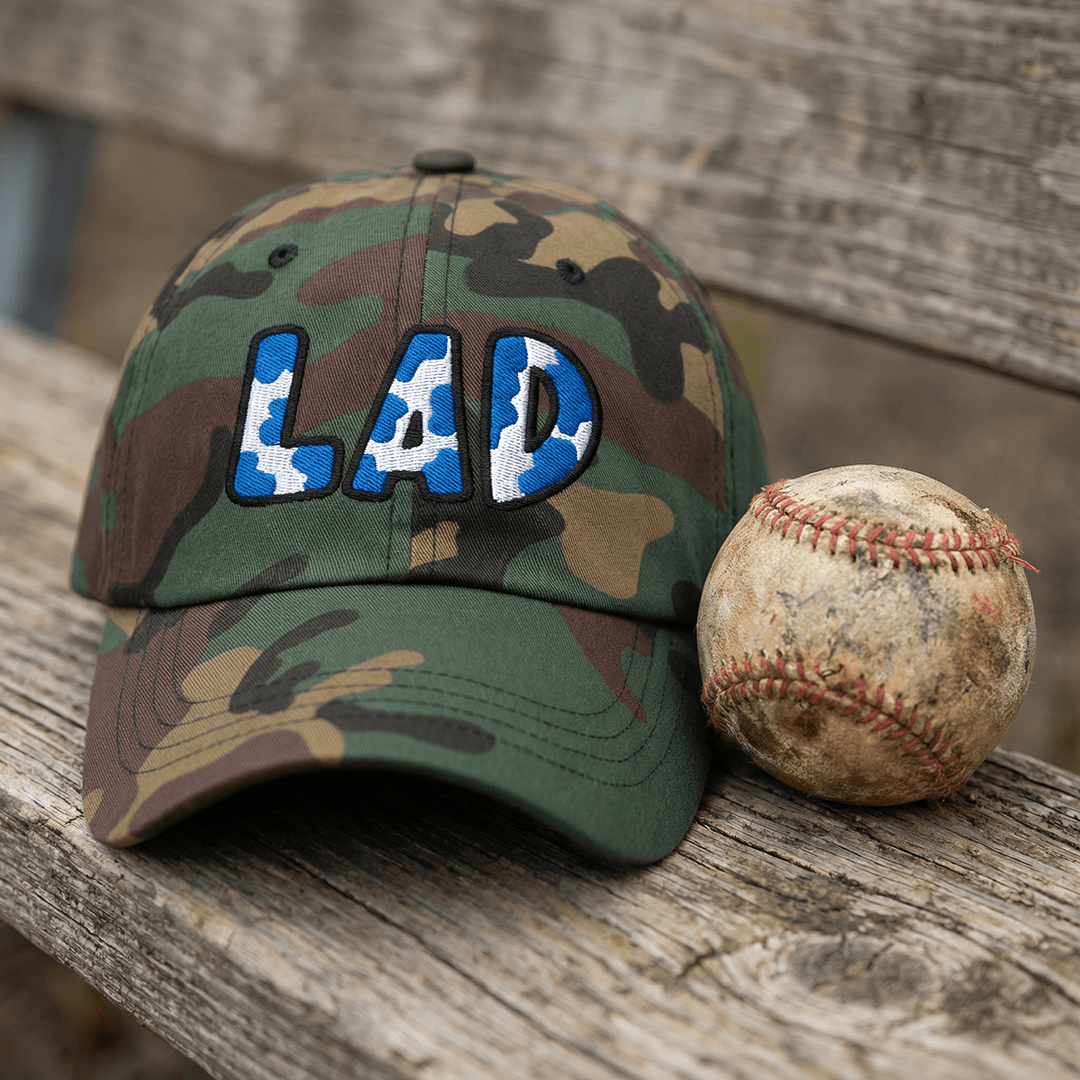 The City Collection LAD Baseball Patched Hat - Rebel P Customs