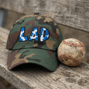 The City Collection LAD Baseball Patched Hat - Rebel P Customs