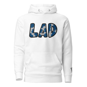 The City Collection LAD Baseball Patched Unisex Hoodie - Rebel P Customs
