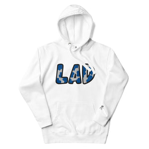 The City Collection LAD Baseball Patched Unisex Hoodie - Rebel P Customs