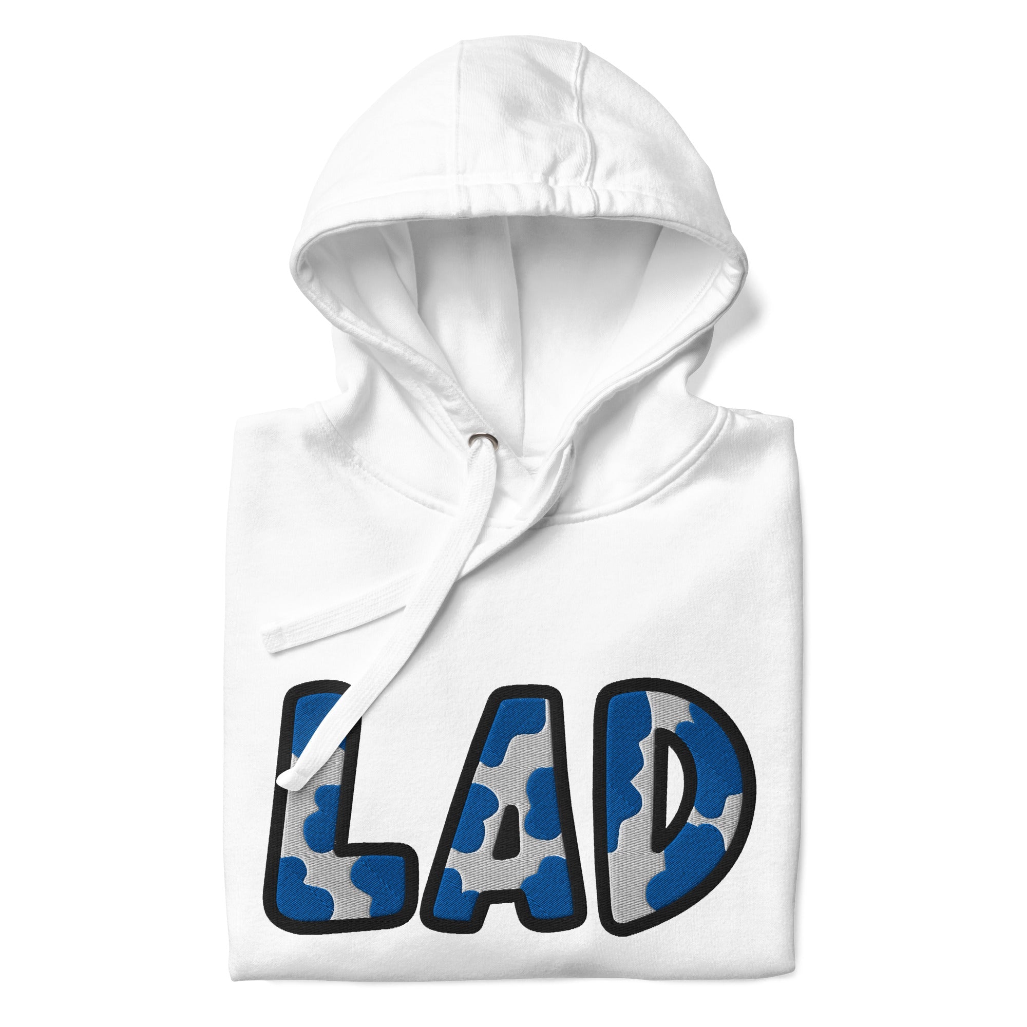 The City Collection LAD Baseball Patched Unisex Hoodie - Rebel P Customs