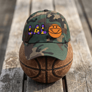 The City Collection LAL Basketball Camo Patched Hat - Rebel P Customs