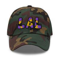 The City Collection LAL Basketball Camo Patched Hat - Rebel P Customs