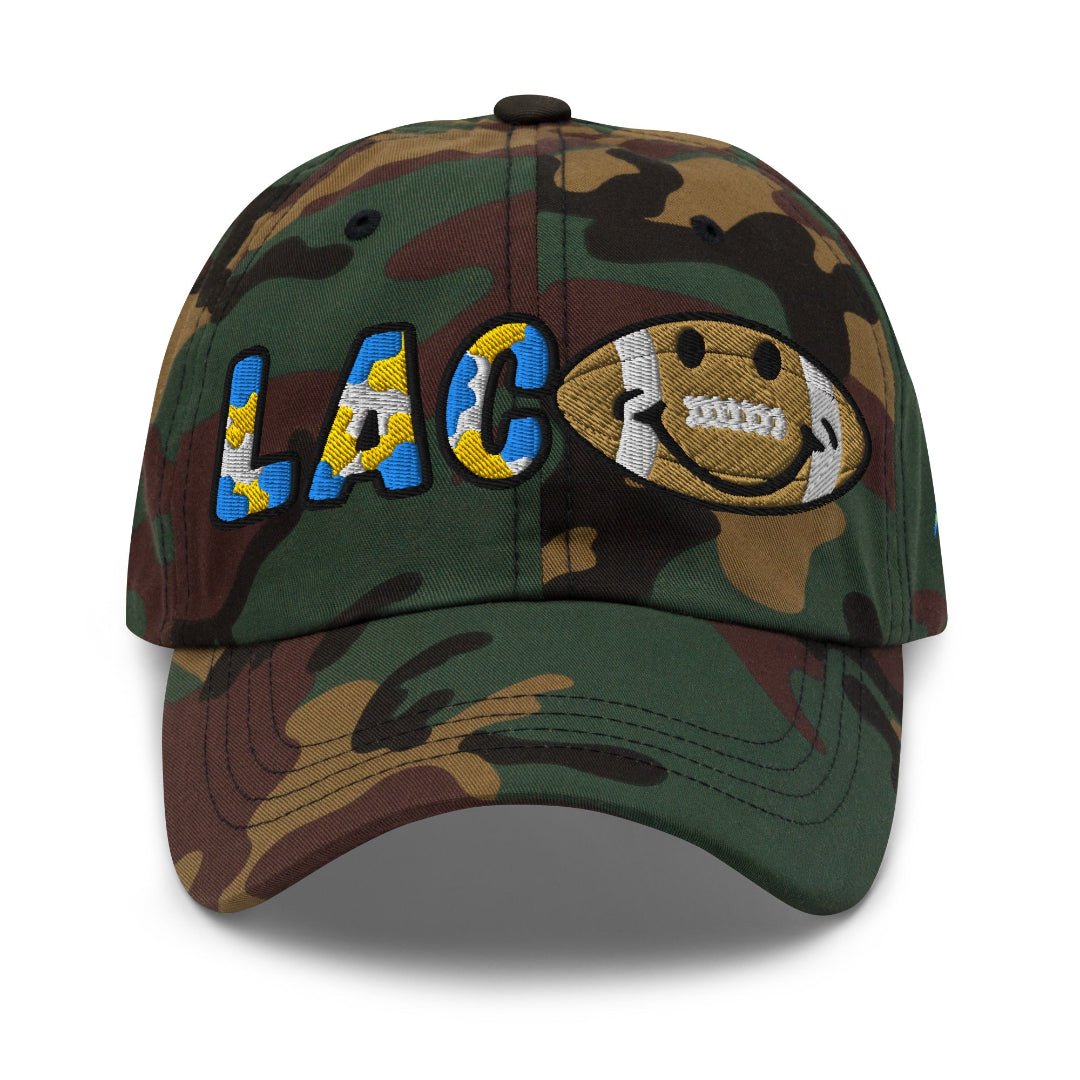 The City Collection Los Angeles Football Camo Patched Hat - Rebel P Customs