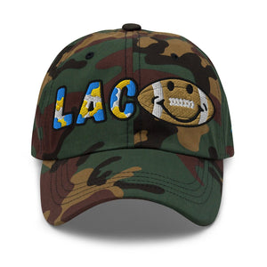 The City Collection Los Angeles Football Camo Patched Hat - Rebel P Customs