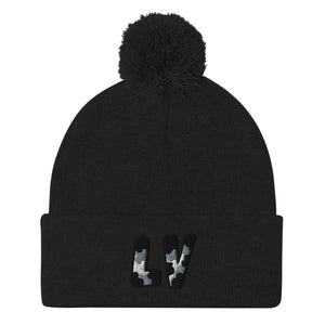 The City Collection LV Football Patched Beanie - Rebel P Customs