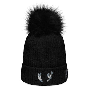 The City Collection LV Football Patched Beanie - Rebel P Customs