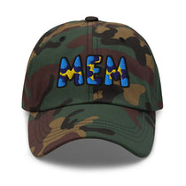 The City Collection MEM Basketball Camo Patched Hat - Rebel P Customs
