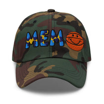 The City Collection MEM Basketball Camo Patched Hat - Rebel P Customs