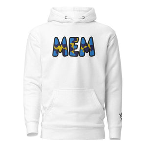 The City Collection MEM Basketball Patched Unisex Hoodie - Rebel P Customs