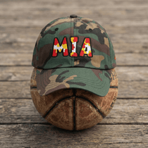 The City Collection MIA Basketball Camo Patched Hat - Rebel P Customs