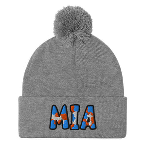 The City Collection MIA Football Patched Beanie - Rebel P Customs