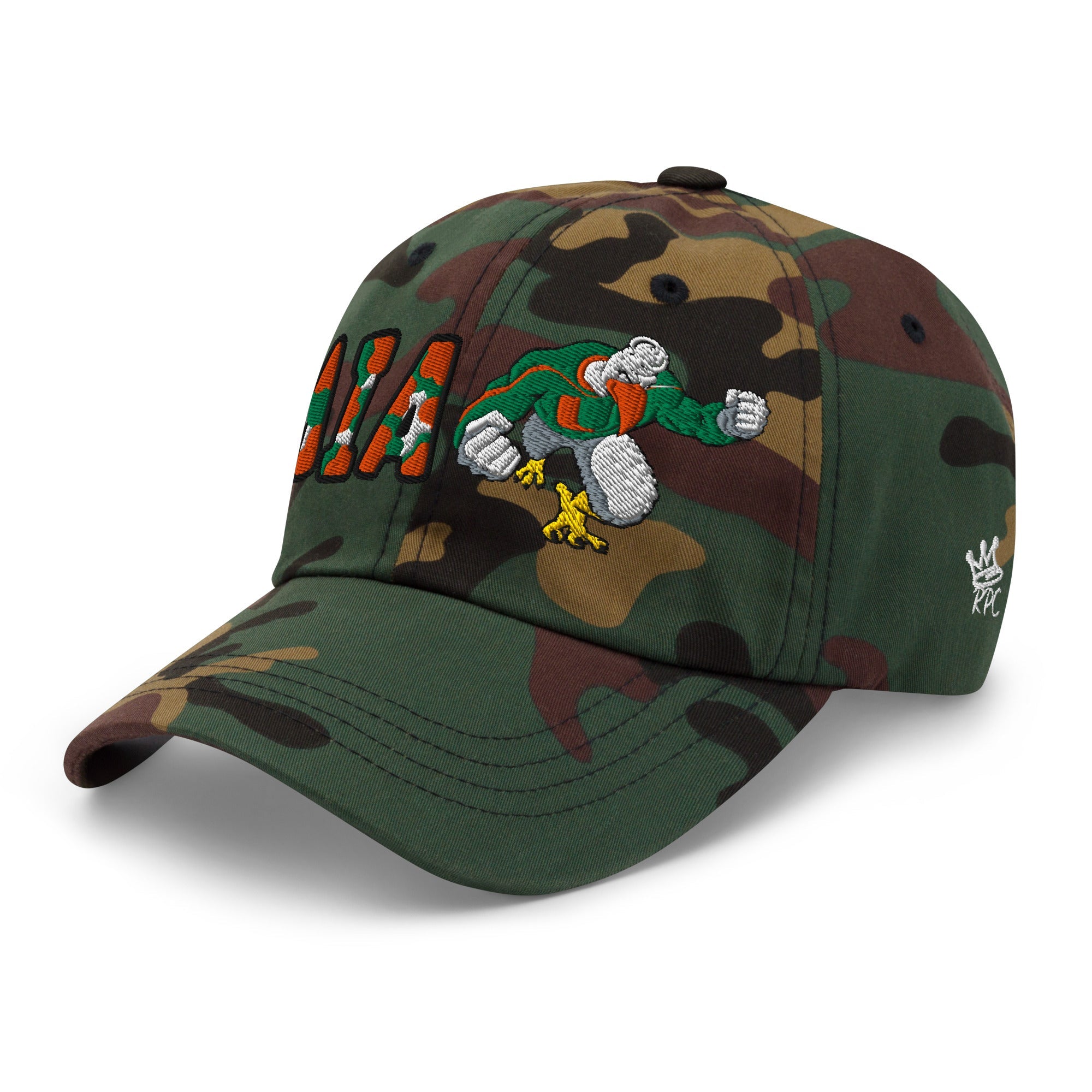 The City Collection MIA Hurricanes Camo Patched Hat - Rebel P Customs