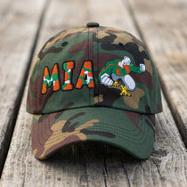 The City Collection MIA Hurricanes Camo Patched Hat - Rebel P Customs