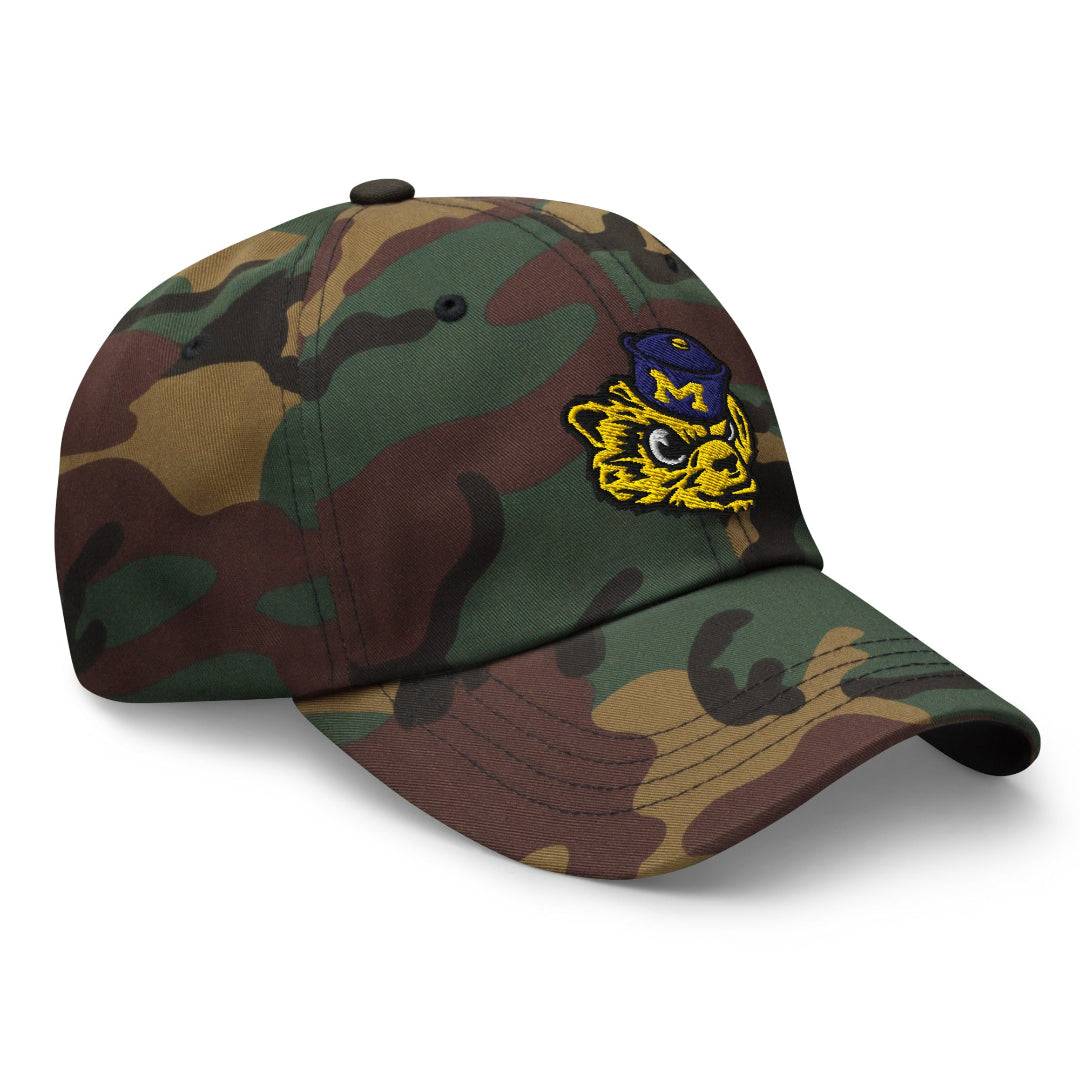 The City Collection Michigan Logo Camo Patched Hat - Rebel P Customs