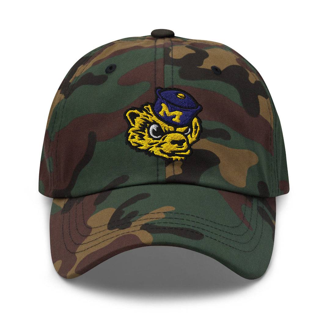 The City Collection Michigan Logo Camo Patched Hat - Rebel P Customs