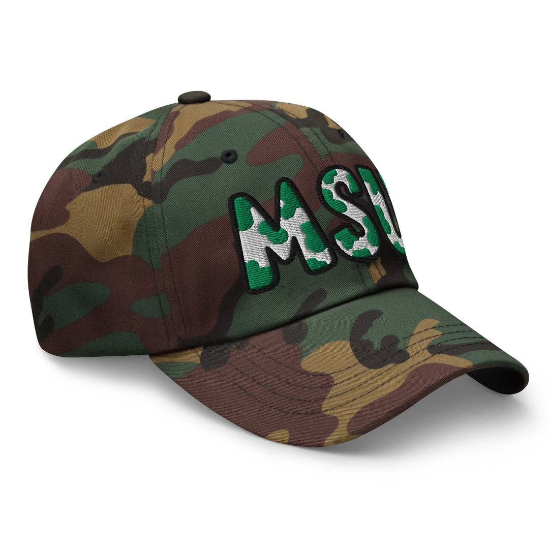 The City Collection Michigan State Camo Patched Hat - Rebel P Customs