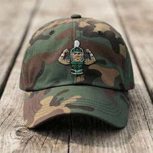 The City Collection Michigan State Logo Camo Patched Hat - Rebel P Customs